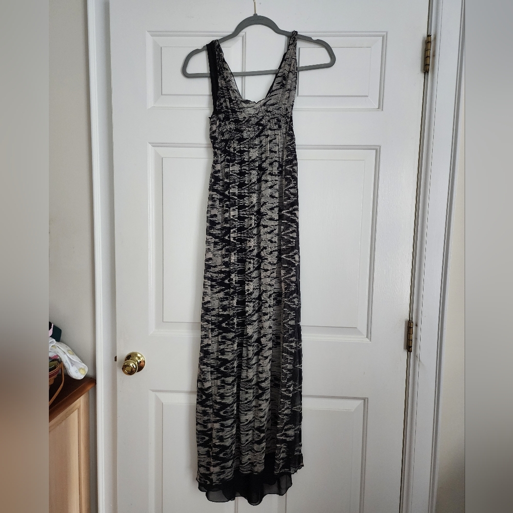 Joie XS black and white lined sundress